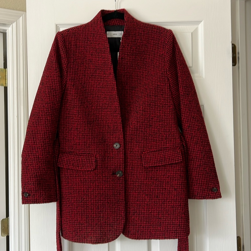 Mango Houndstooth Jacket - image 3